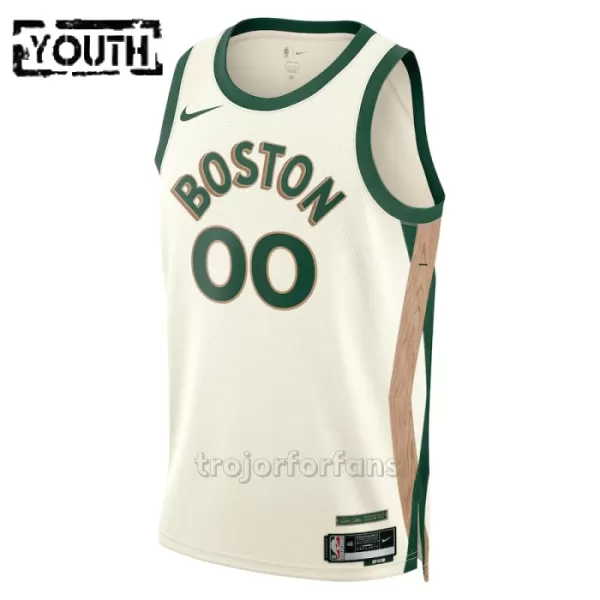 Boston Celtics Baskettröja City Edition Swingman 2023/24 Barn Vit