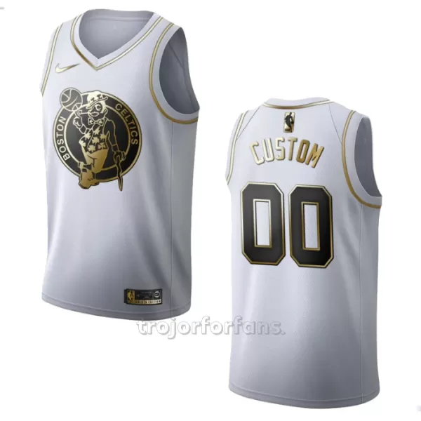 Boston Celtics Baskettröja Golden Edition Swingman Vit