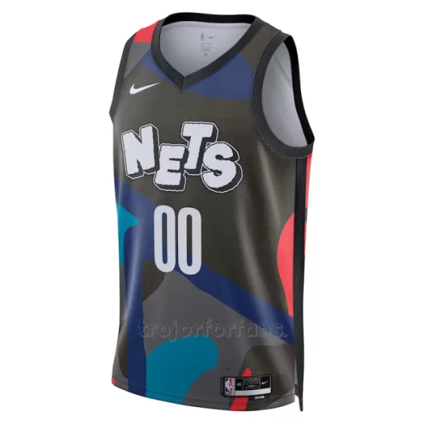 Brooklyn Nets Baskettröja City Edition Swingman 2023/24 Svart