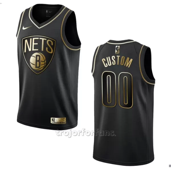 Brooklyn Nets Baskettröja Golden Edition Swingman Svart