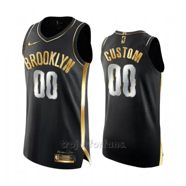 Brooklyn Nets Baskettröja Golden Edition Swingman Svart