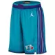 Charlotte Hornets Shorts Classic Edition Swingman Teal