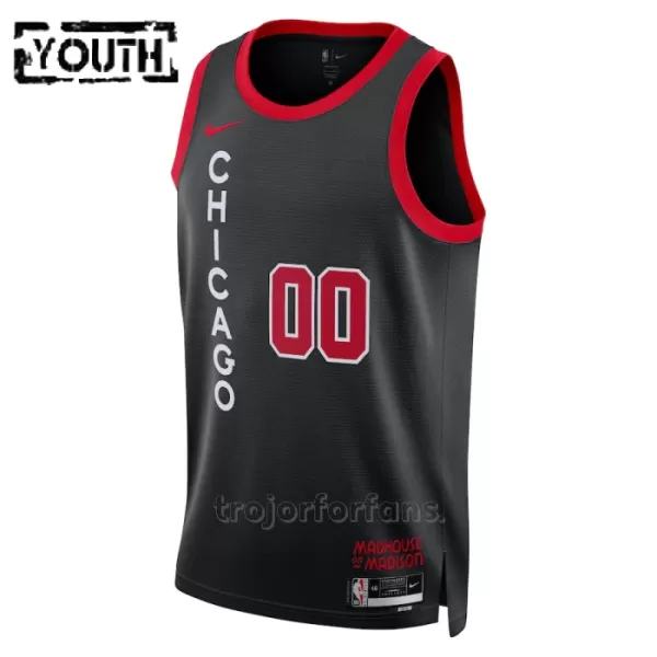 Chicago Bulls Baskettröja City Edition Swingman 2023/24 Barn Svart