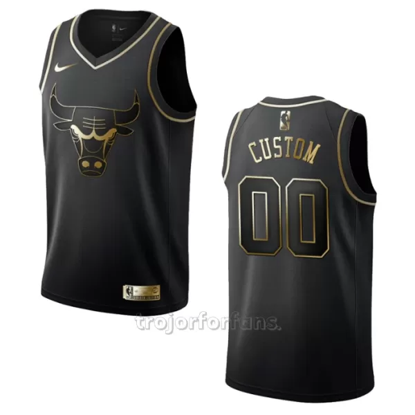 Chicago Bulls Baskettröja Golden Edition Swingman Svart