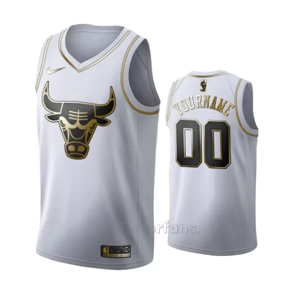 Chicago Bulls Baskettröja Golden Edition Swingman Vit