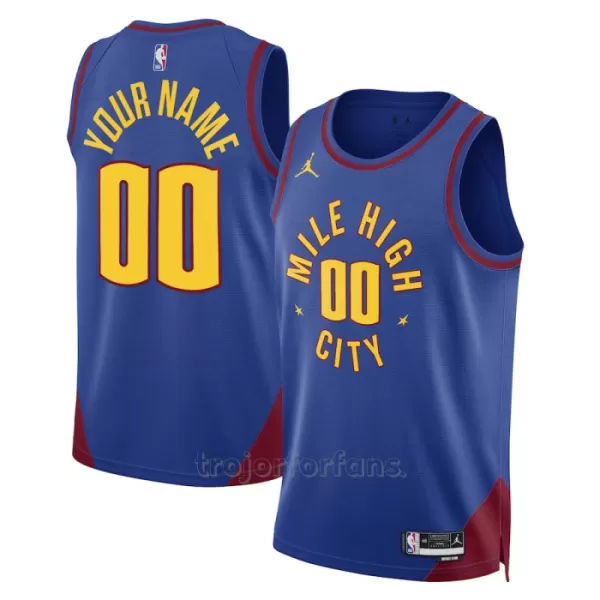 Denver Nuggets Baskettröja Statement Edition Swingman 2023/24 Blå