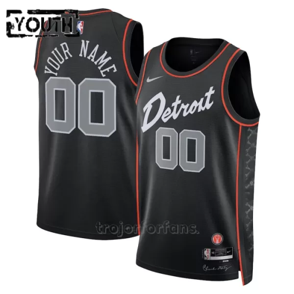 Detroit Pistons Baskettröja City Edition Swingman 2023/24 Barn Svart