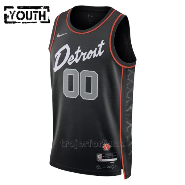 Detroit Pistons Baskettröja City Edition Swingman 2023/24 Barn Svart