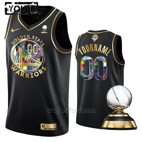 Golden State Warriors Baskettröja Diamond Edition Swingman Barn Svart