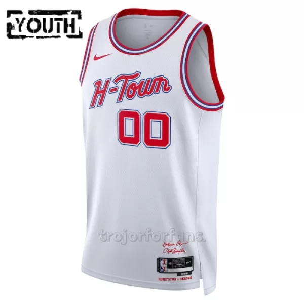 Houston Rockets Baskettröja City Edition Swingman 2023/24 Barn Vit