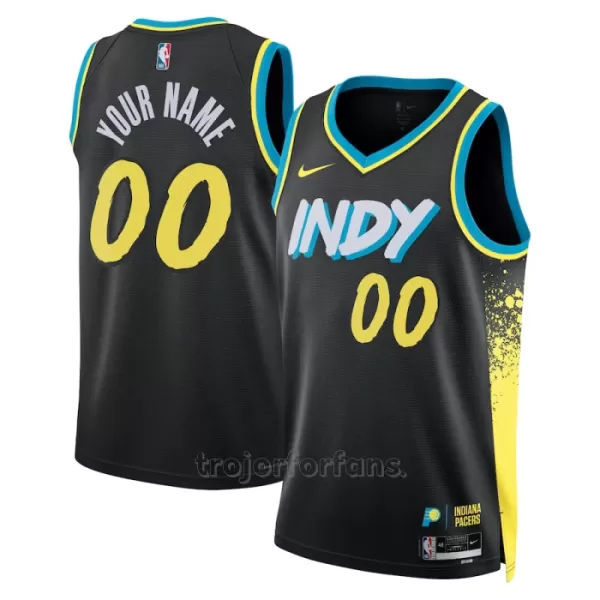 Indiana Pacers Baskettröja City Edition Swingman 2023/24 Svart