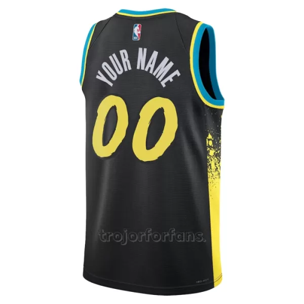 Indiana Pacers Baskettröja City Edition Swingman 2023/24 Svart