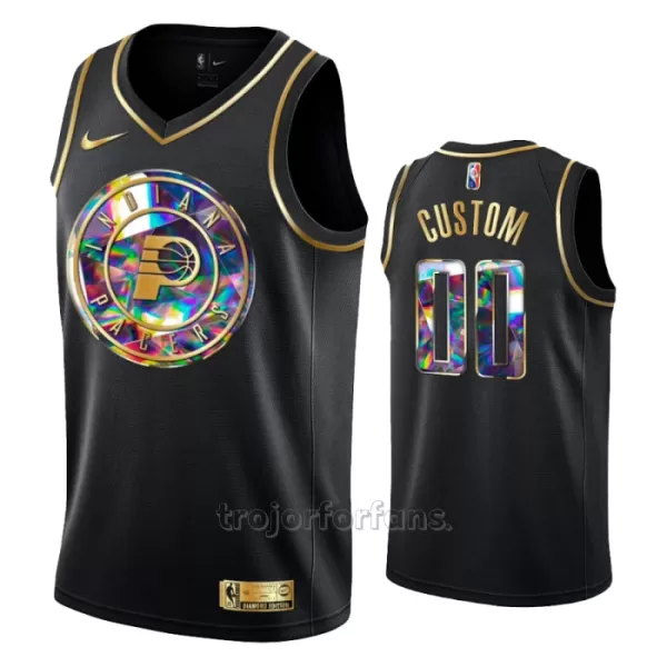 Indiana Pacers Baskettröja Diamond Edition Swingman 2023/24 Svart