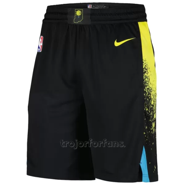 Indiana Pacers Shorts City Edition Swingman Svart