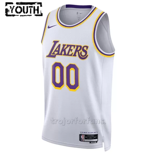 Los Angeles Lakers Baskettröja Icon Edition Swingman 2023/24 Barn Vit