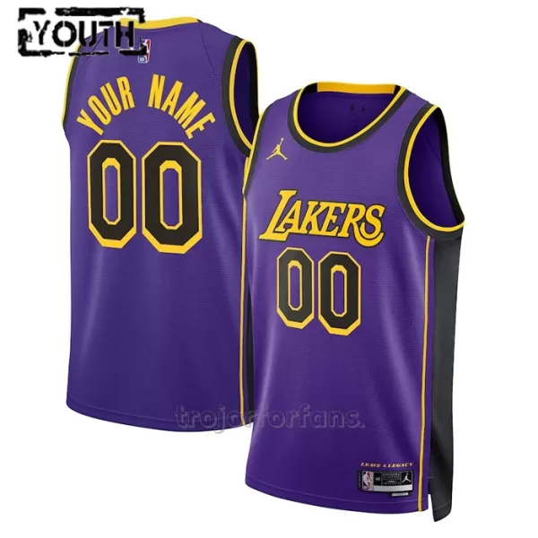 Los Angeles Lakers Baskettröja Statement Edition Swingman 2023/24 Barn Blå