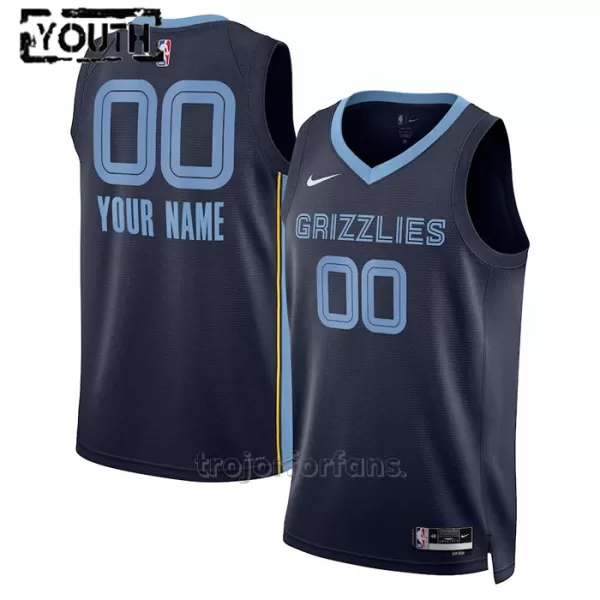 Memphis Grizzlies Baskettröja Icon Edition Swingman 2023/24 Barn Navy