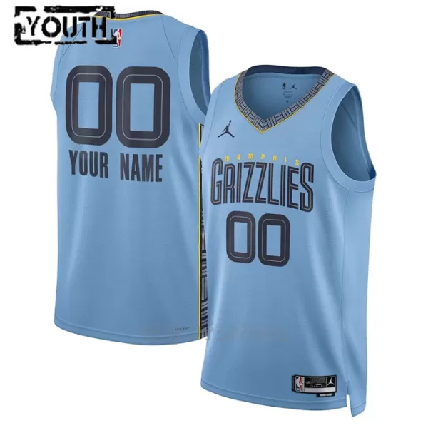 Memphis Grizzlies Baskettröja Statement Edition Swingman 2023/24 Barn Blå