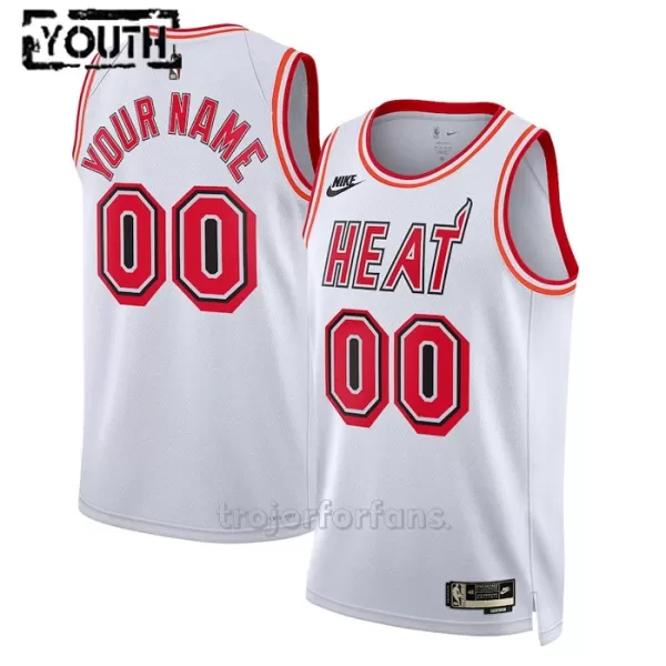 Miami Heat Baskettröja Classic Edition Swingman Barn Vit