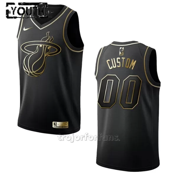 Miami Heat Baskettröja Golden Edition Swingman Barn Svart