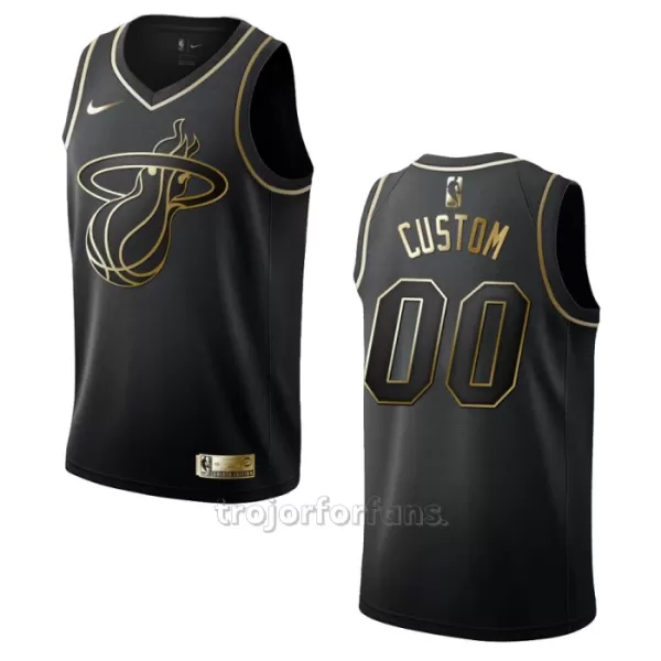 Miami Heat Baskettröja Golden Edition Swingman Svart