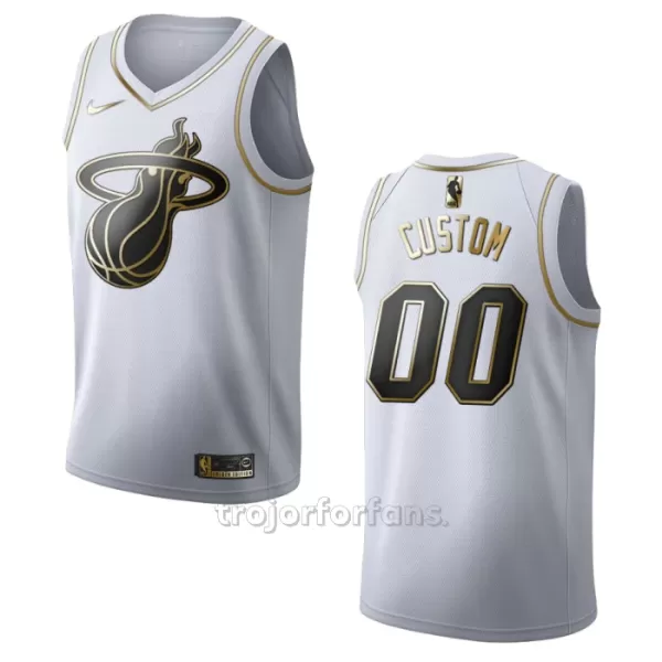 Miami Heat Baskettröja Golden Edition Swingman Vit