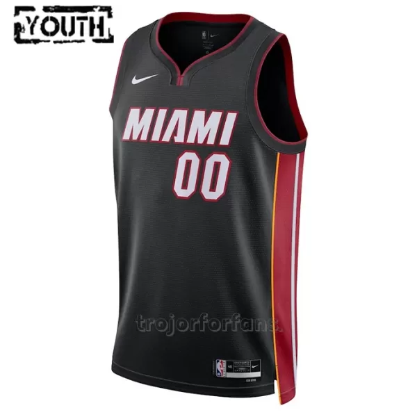 Miami Heat Baskettröja Icon Edition Swingman 2023/24 Barn Svart