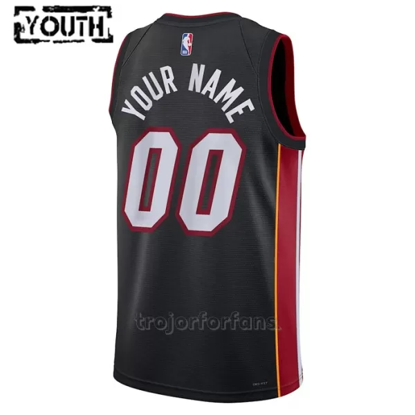 Miami Heat Baskettröja Icon Edition Swingman 2023/24 Barn Svart