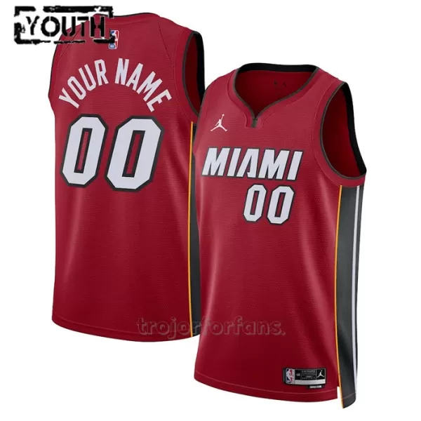 Miami Heat Baskettröja Statement Edition Swingman 2023/24 Barn Röd