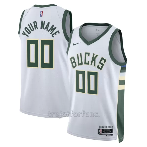 Milwaukee Bucks Baskettröja Association Edition Swingman 2023/24 Vit