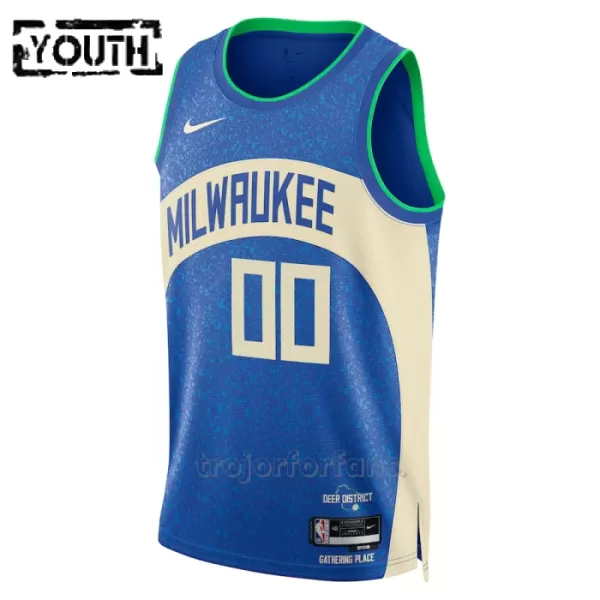 Milwaukee Bucks Baskettröja City Edition Swingman 2023/24 Barn