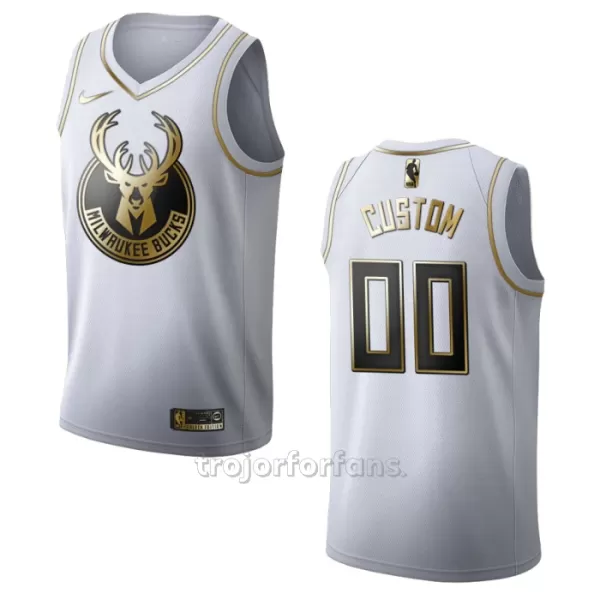 Milwaukee Bucks Baskettröja Golden Edition Swingman Vit