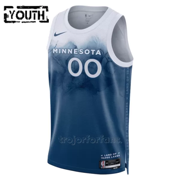 Minnesota Timberwolves Baskettröja City Edition Swingman 2023/24 Barn Blå