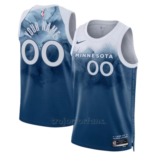 Minnesota Timberwolves Baskettröja City Edition Swingman 2023/24 Blå