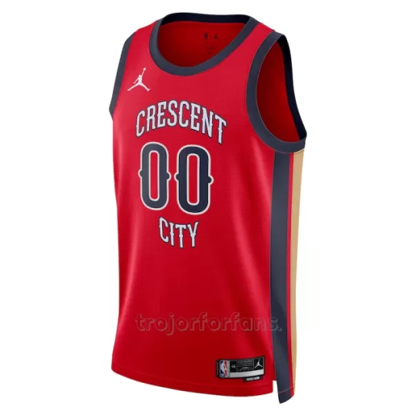 New Orleans Pelicans Baskettröja Statement Edition Swingman 2023/24 Röd