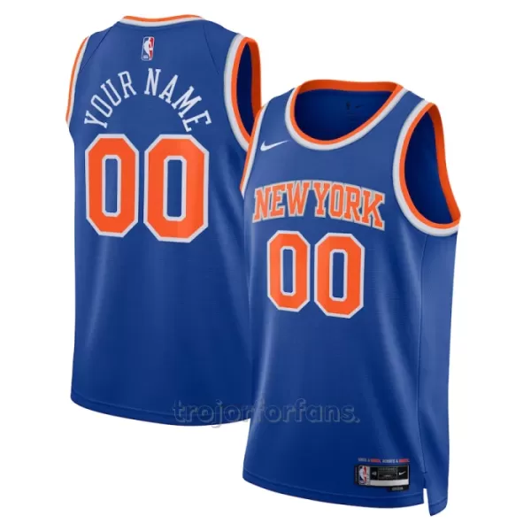 New York Knicks Baskettröja Icon Edition Swingman 2023/24 Blå