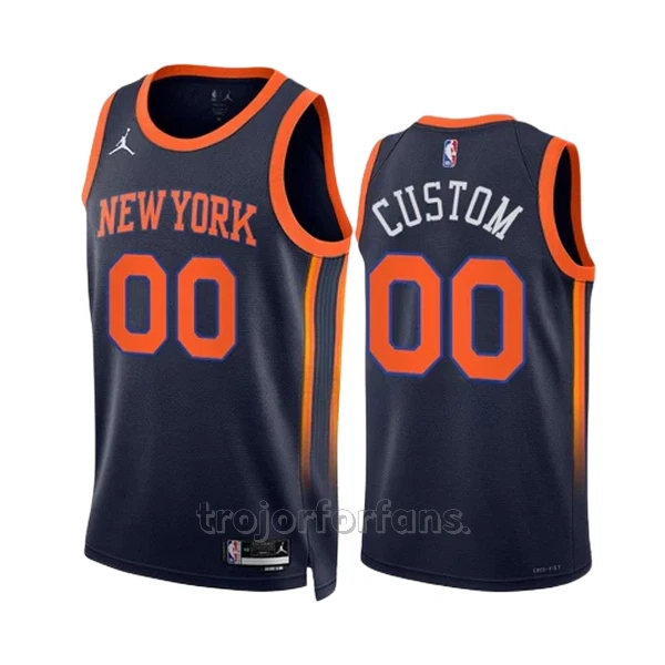 New York Knicks Baskettröja Statement Edition Swingman 2023/24 Navy