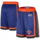 New York Knicks Shorts City Edition Swingman Blå