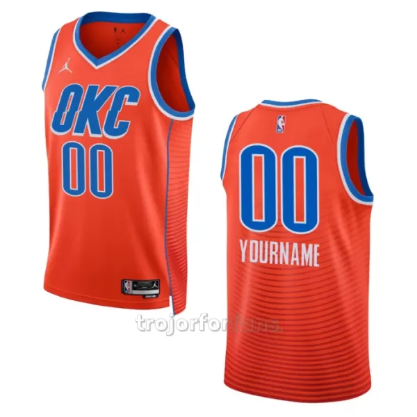 Oklahoma City Thunder Baskettröja Statement Edition Swingman 2023/24 Orange