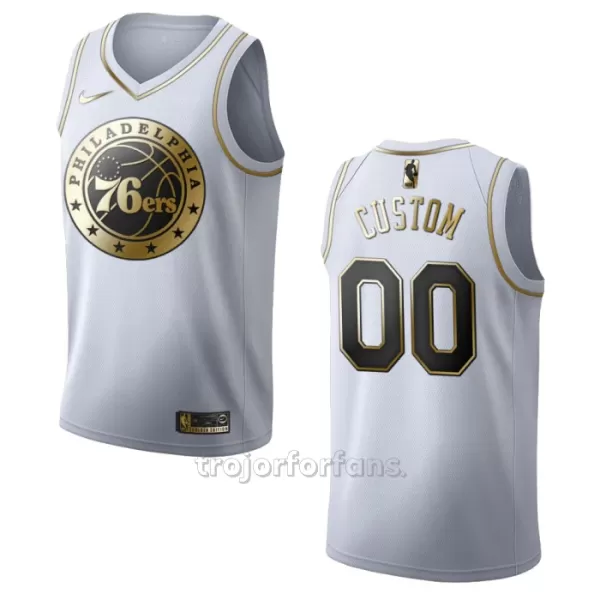 Philadelphia 76ers Baskettröja Golden Edition Swingman Vit