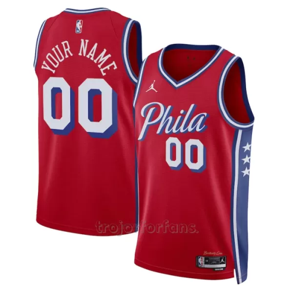 Philadelphia 76ers Baskettröja Statement Edition Swingman 2023/24 Röd