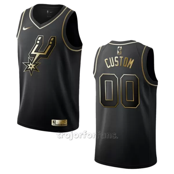 San Antonio Spurs Baskettröja Golden Edition Swingman Svart