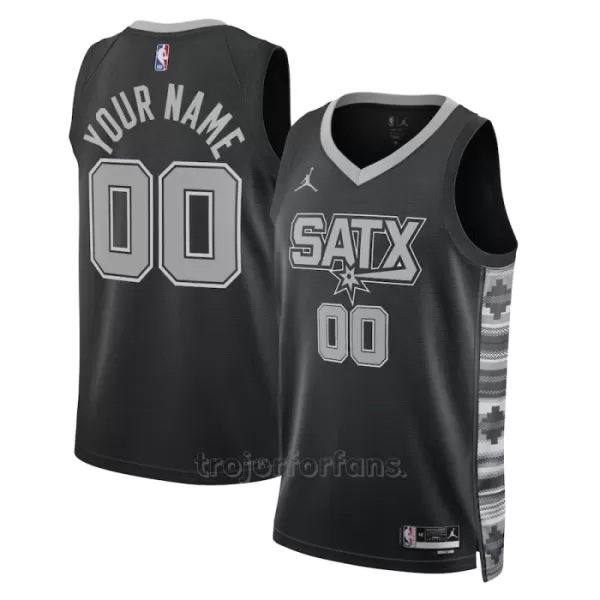 San Antonio Spurs Baskettröja Statement Edition Swingman 2023/24 Svart