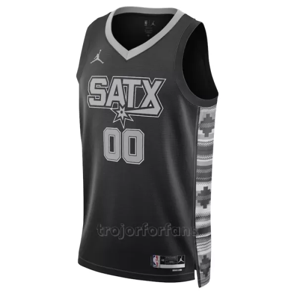 San Antonio Spurs Baskettröja Statement Edition Swingman 2023/24 Svart