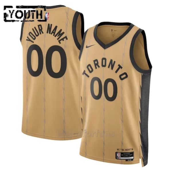 Toronto Raptors Baskettröja City Edition Swingman 2023/24 Barn Guld