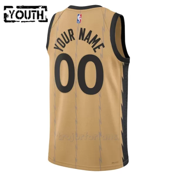 Toronto Raptors Baskettröja City Edition Swingman 2023/24 Barn Guld