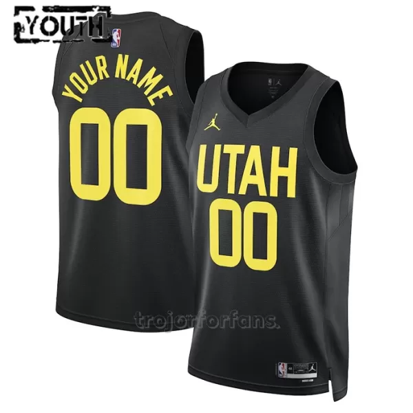 Utah Jazz Baskettröja Statement Edition Swingman 2023/24 Barn Svart