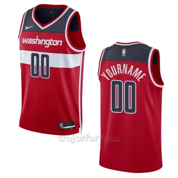 Washington Wizards Baskettröja Icon Edition Swingman 2023/24 Röd