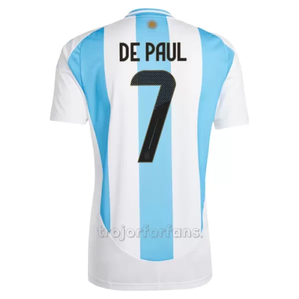 Argentina Rodrigo de Paul 7 Hemmatröja 2024