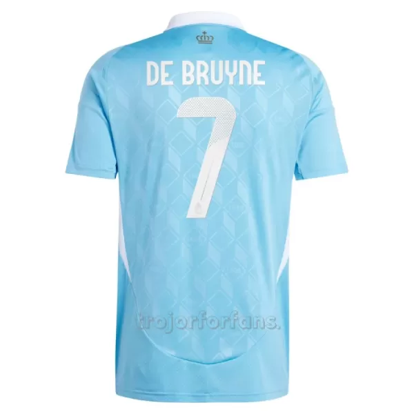 Belgien Kevin De Bruyne 7 Bortatröja EM 2024